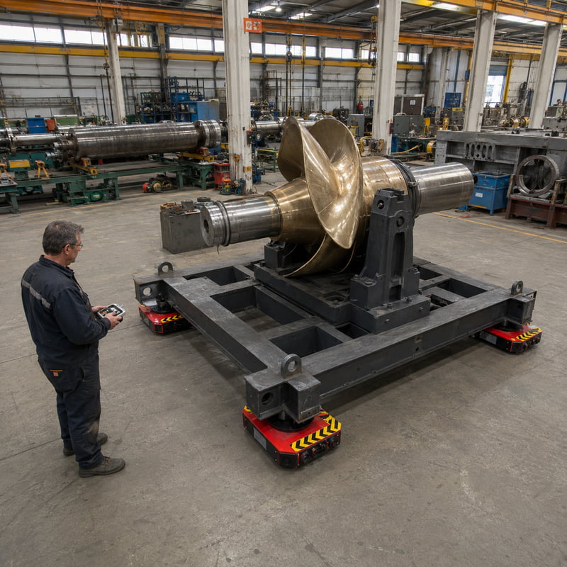Heavy Equipment Transport - 20-Tonnen Schwerlast-Maschinenroller, drehbarer Maschinenunterbau, kundenspezifische, langlebige