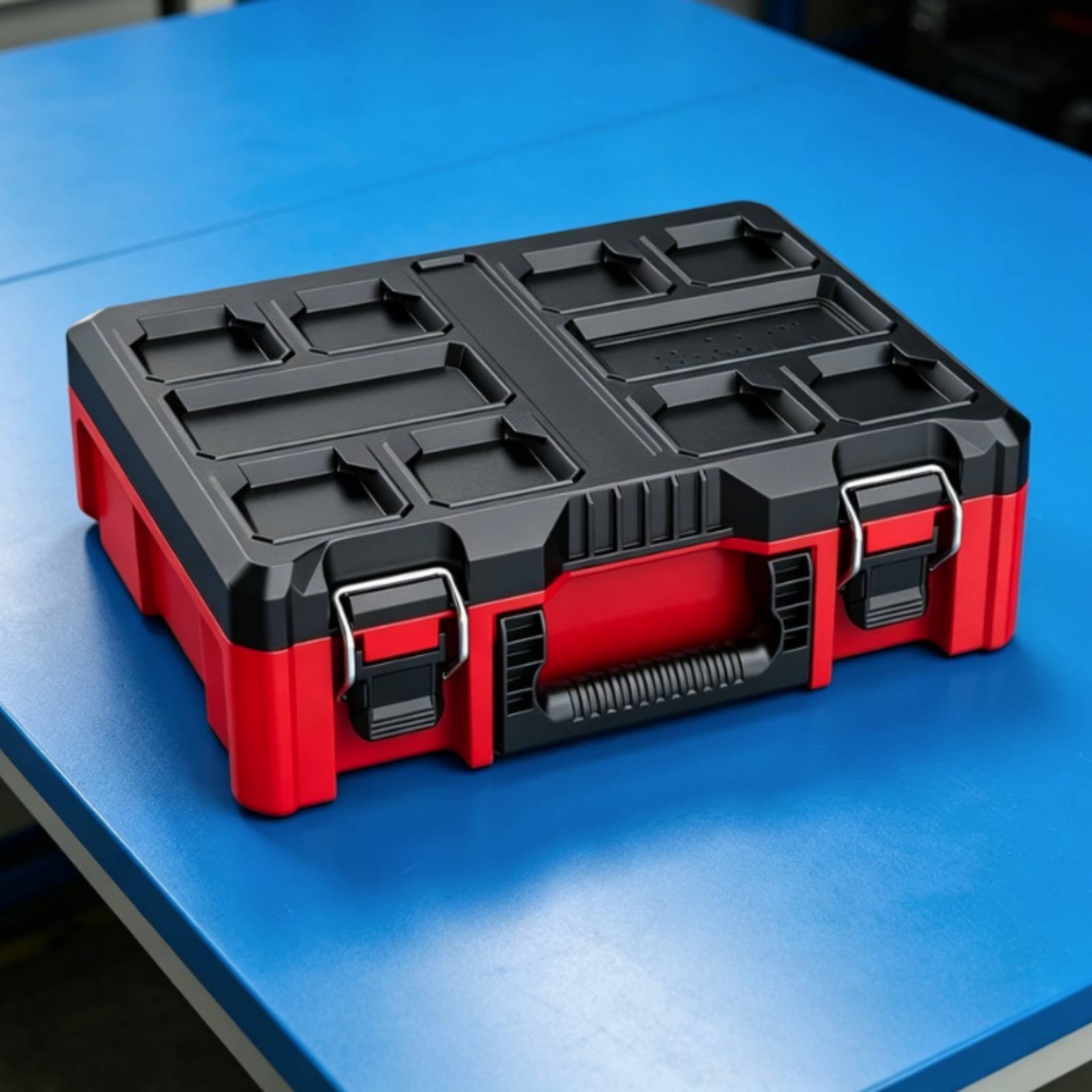 Heavy Equipment Operation - Werkzeugkasten Multifunktionaler Modularer Werkzeugorganizer Industriequalität Hochbelastbarer