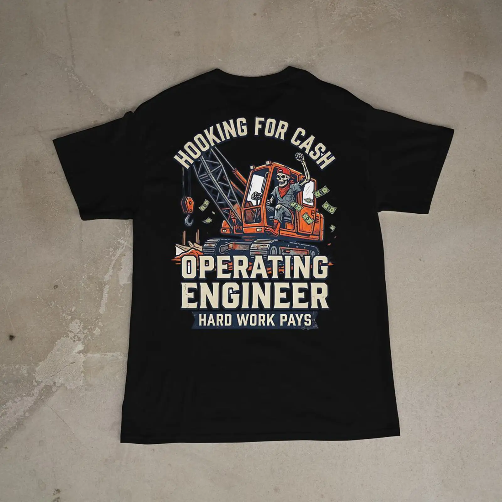 Heavy Equipment Quotes - T-Shirt für Betriebsingenieure mit Aufschrift „Hooking