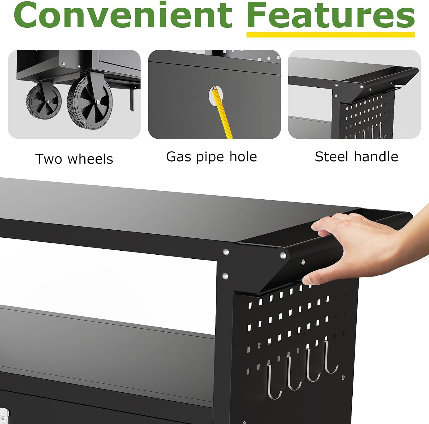 Outdoor-Grillwagen mit Staurau – Heavy Equipment Tires Bewertung und Preis